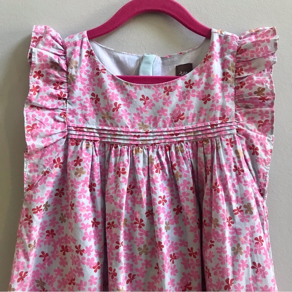 Tea Collection Pink Floral Dress, Size 5 - Picture 2 of 5